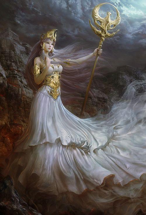 Daughter of Zeus and Metis Zeus swallowed Metis to avoid the birth of a male child Virgin-goddess; ever loyal to her father Goddess of defensive warfare Born fully armed and shouting a war cry Almost