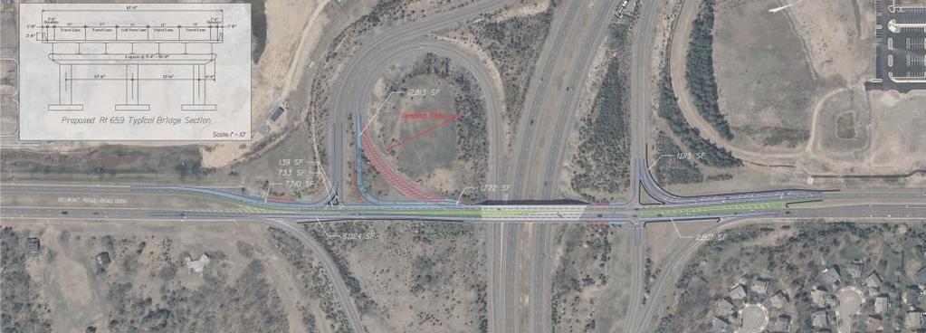 Projects in Design Northstar Boulevard New road on new alignment.