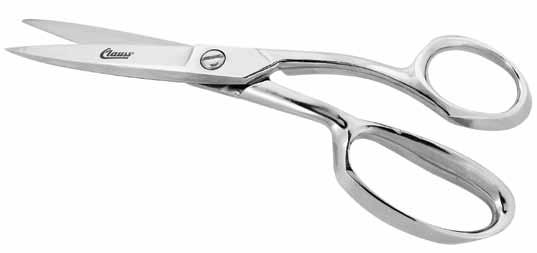 8" Shears Flat Lower Tip Extra Large Lower Bow Great for Paramedics/bandages Scissors with Duckbill Blades Nap Shears feature a