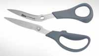 Bonded Ultraflex Shears Bent, heavy duty shears Comfortable Ultraflex handles with extra large finger bows.