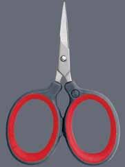 Bonded Shears Bent, ergonomic glass-filled nylon handles Cuts multiple layers of material Includes Hex Key tool for
