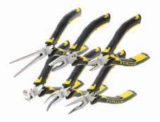 FATMAX MINI PLIERS Bi-material handle for comfort and improved grip Compact design ideal for intricate applications