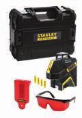 FATMAX 360 + 2V Cycle through different modes For battery efficiency up to 25hr runtime Modes: 360 Plumb 360 & Plumb 1x Vertical Front