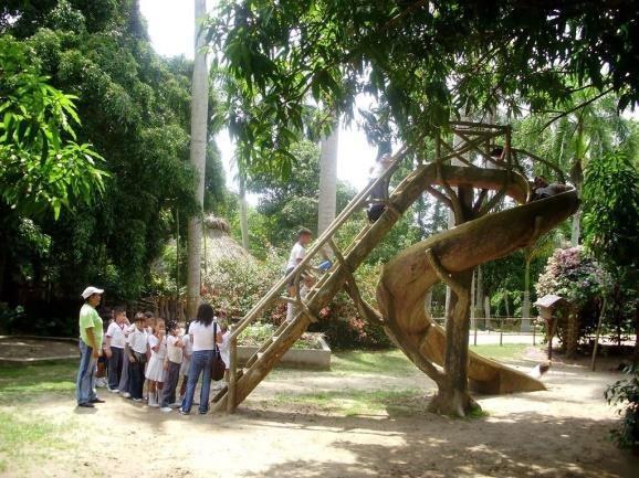 habitats Biothematic Park Megua It is an interactive natural scenery,