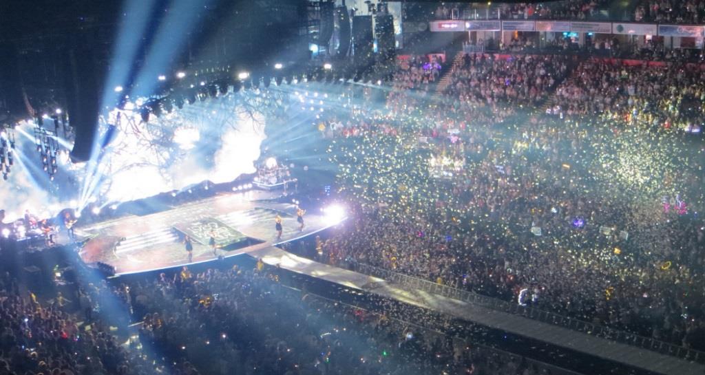 (capacity ~21,000): Hosted the biggest names in live entertainment including U2, The Rolling Stones, Madonna, Lady Gaga and the late Pavarotti Taylor Swift Concert, Manchester Arena 2017 concerts