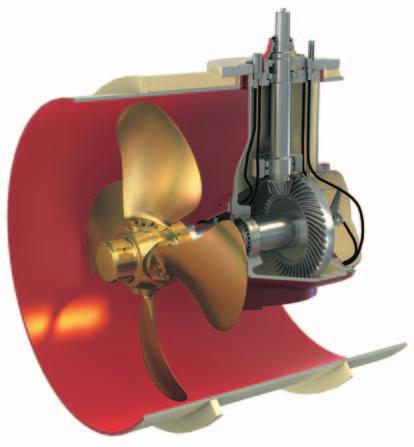 Illustrations courtesy of Rolls-Royce Tunnel thrusters The average bow thruster power in ferries is 0.