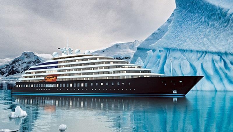 Azipod D references Scenic Eclipse the first Polar Class cruise ship Scenic Eclipse Discovery yacht owned by Scenic Cruises Ice class PC 6 by Bureau Veritas 2 x 3 MW Azipod