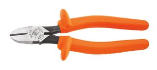Insulated Pliers Insulated High-Leverage Diagonal-Cutting Pliers Angled Head Angled head for easier work in confined spaces. High-leverage design.