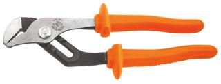 Insulated Pliers Insulated Standard Long-Nose Pliers Side-Cutting Induction hardened cutting knives for long life. Knurled jaws for sure wrapping and looping.