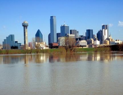 Modified Dallas Floodway Project Flood Risk and