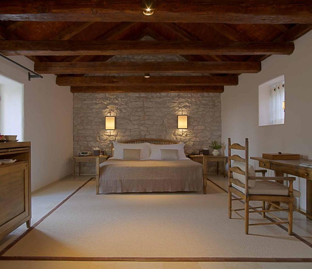 Accommodation on the island is divided into Village Rooms,