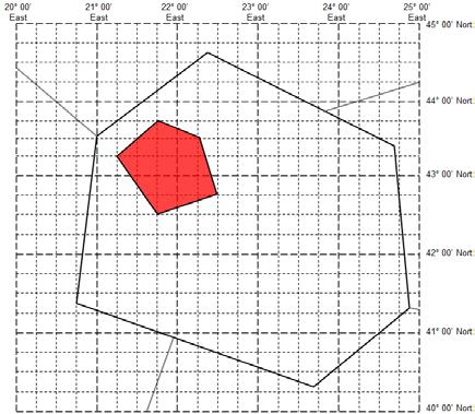 1) An area of the FIR defined by a polygon. The end point should be a repeat of the start point. When the SIGMET does not include a forecast position section.