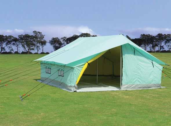 Product key features Atlantis Tent DFID standard Waterproof, rotproof & UV-stabilized