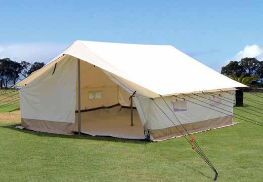 Product key features Atlantis 2 All-Weather Ridge Tent Waterproof, rotproof & UV-stabilized Outer tent fabric is 320g/m2 cotton/polyester; inner tent fabric is 200g/m2 cotton/polyester Has 4 windows