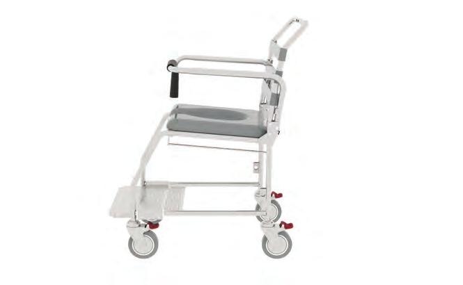 away footrests for optimal positioning and ease of transfers Armrest Anterior Posterior BTC066050 WB Platform - 530mm