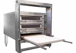 D-SERIES DOUBLE DEPTH DECK OVEN PROPERTIES AND FUNCTIONALITY The depth of the D-Series Double Depth deck oven is double that of the D-Series model and the height of the oven chamber in each section