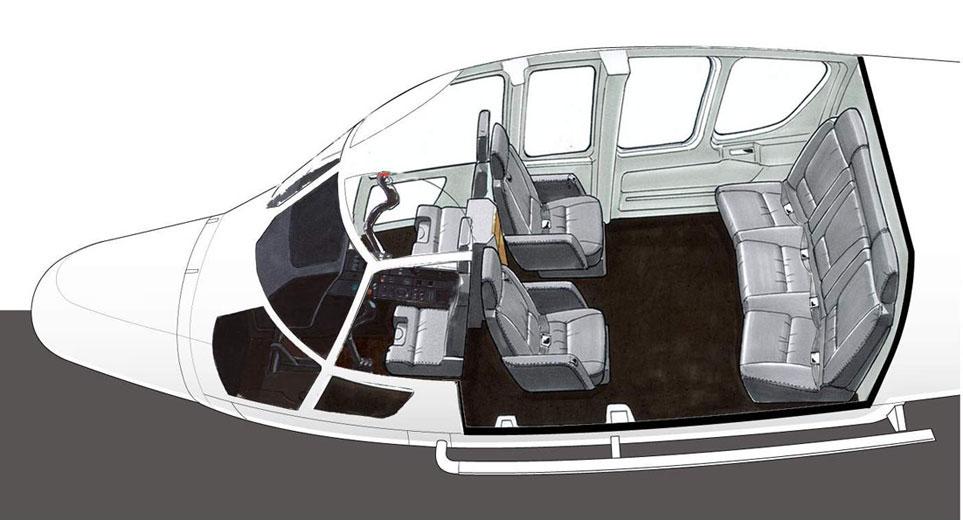 The EC155 B1 4/6-seat Corporate Configuration accommodates up to 6 passengers in excellent comfort conditions.