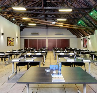 CONFERENCING Whether it s your company s annual sales and marketing conference or an intimate, top-level Bosberaad, Protea Hotel by Marriott Zebula Lodge will host it in style and with absolute