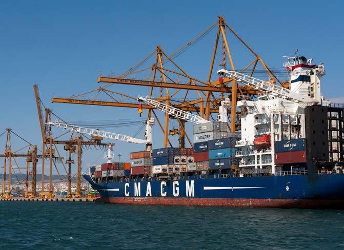 Port in Greece for export cargo