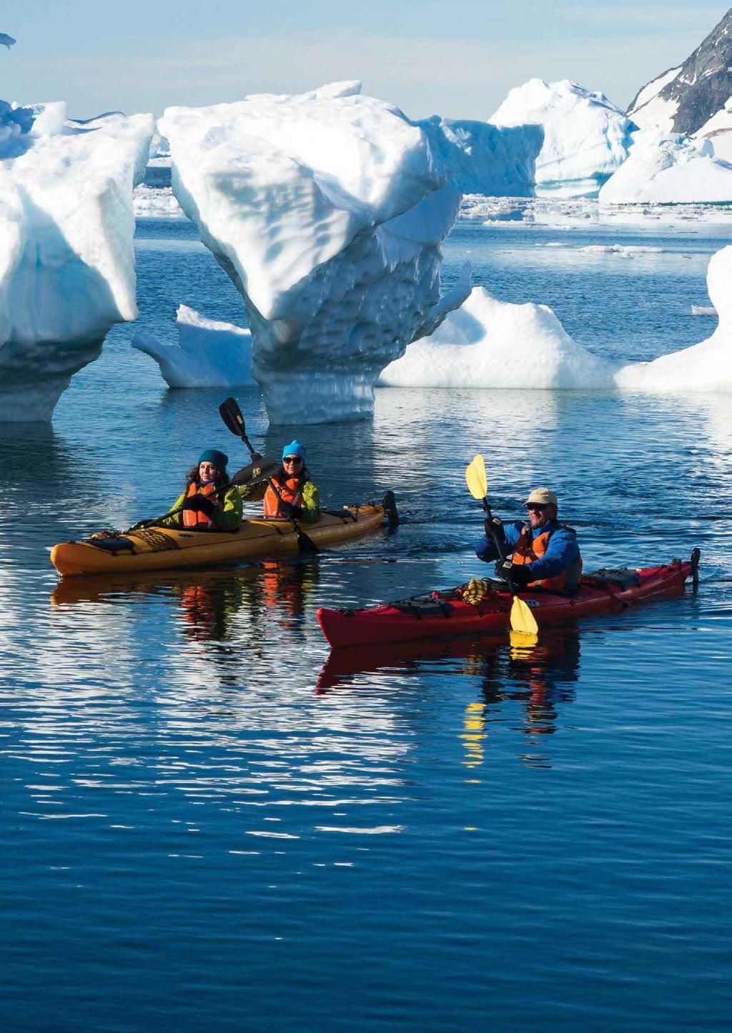 j Add more adventure! ANTARCTIC ADVENTURE ACTIVITIES Every day is an adventure in Antarctica, but even more so if you follow your passion and participate in an activity that you love.