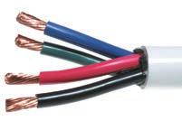 PORTABLE SUBHEAD CABLE STOW UL Listed, CSA & NEC article 400 Color-coded PVC Bare Copper Conductors 600 volt max rating Jacket temperature 105(degree sign) except 10-3STO is 60(degrees) and 30256 is