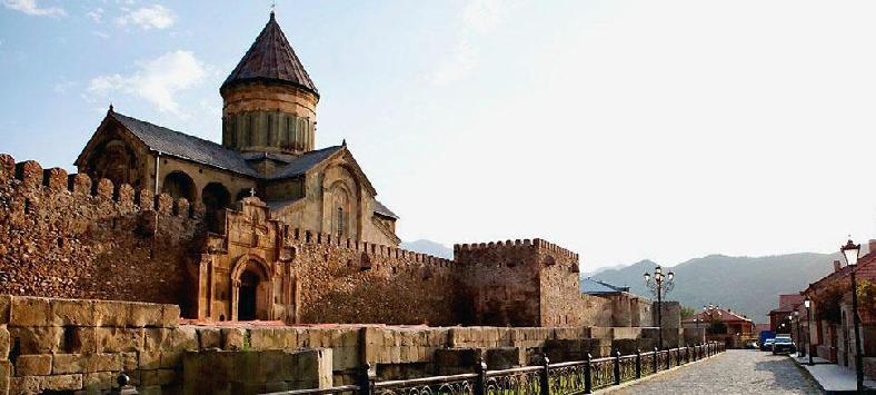 Visit Jvari monastery, the masterpiece of early Christian Orthodox architecture dated VI century located on the hill top at the confluence of rivers Mtkvari and Aragvi and listed as a UNESCO World