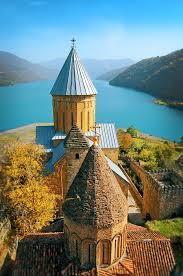 Located on the hill top near the town Mtskheta, it is listed in UNESCO World Heritage Site list in 1994. The name is translated as the Monastery of the Cross.