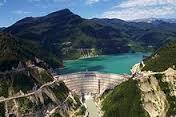 The Inguri Dam is a hydroelectric dam on the Inguri river. Currently it is the world's second highest concrete arch with a height of 271.5 metres.