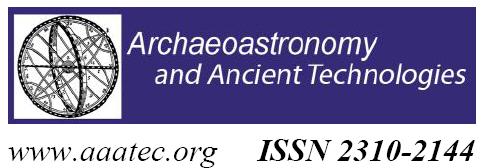 Archaeoastronomy and Ancient Technologies 2015, 3(1), 88-147; http://aaatec.
