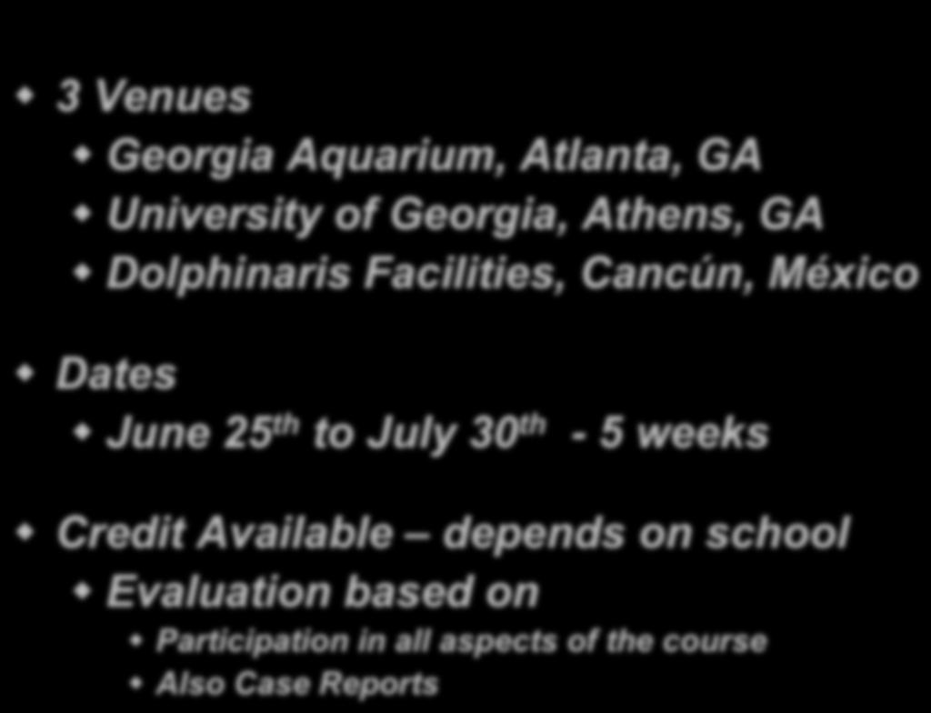 Dolphinaris Facilities, Cancún, México! Dates!