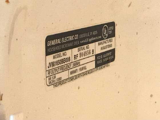 Yes No Refrigerator: General Electric Microwave: General Electric Sink: Stainless Steel Electrical: 110 VAC GFCI - 110