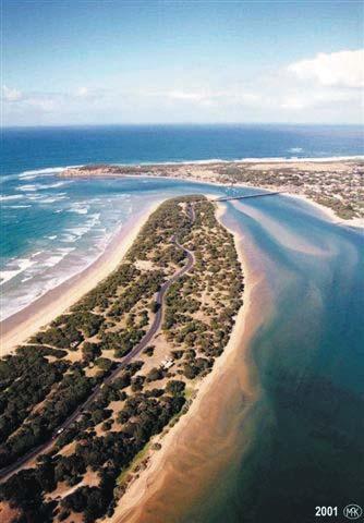 4.4.3 443 TheSpitZone(16Wto20W) to Key Values: Access to both surf beach and safe river beach Extensive existing, but modified, dune vegetation creating a landscape with high amenity for informal
