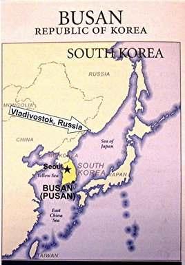 The name Busan has taken the place of the name Pusan that was more familiar to us folks who were around when the Korean War was raging.