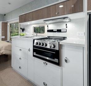 Our range includes models with a front kitchen or café seats with dinettes and lounges to shower and toilet models.