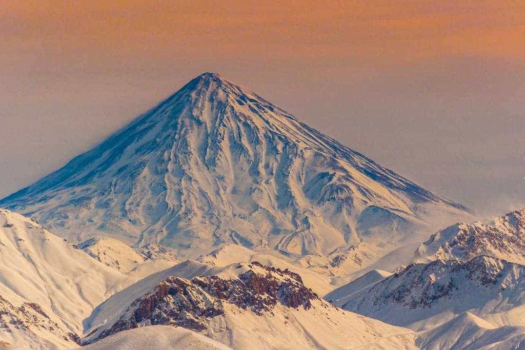 Mount Damavand Damavand is a mountain in Northern Iran, and is the highest peak in Iran and the Middle East.