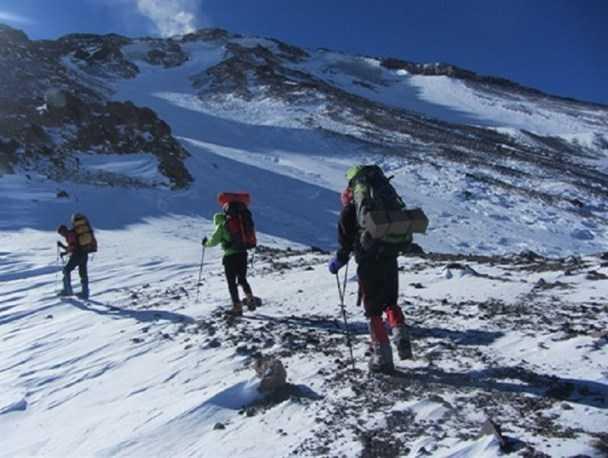 Day 7 * Wake up at 5:00 and have breakfast * Hike toward the mountain peak through the winter path Return to shelter Day 8 *