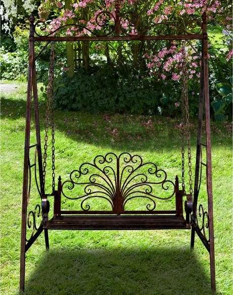 Antique bronze powder coated steel frame Anti rust treatment Table: H: 72 x Ø: 60cm Chairs x 2: H:93 x W: 45 x D: 50cm Maximum weight :100 KG 99.00 Supplied KD Weight: 13.