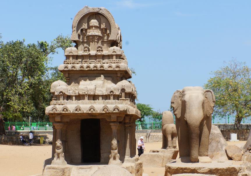 Mammalapuram Guided tour of Five Rathas Temple,Shore Shiva