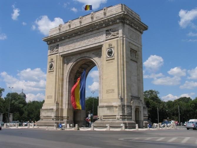 Bucharest is situated on the banks of the Dâmboviţa River, which flows into the Argeş River, a tributary of the Danube.