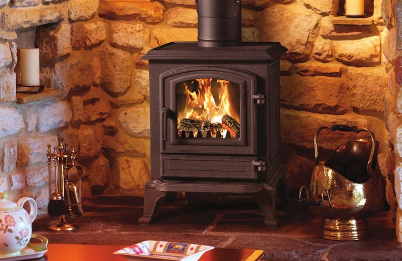 Summon up silent heat at the touch of a button; or simply enjoy the flickering, realistic flame effect if the weather s warm or the central heating is on. There s no need for a flue.