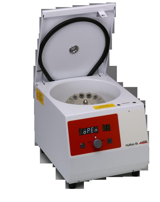 High-speed benchtop centrifuge 230 VAC 17160 HuMax 5K Medium
