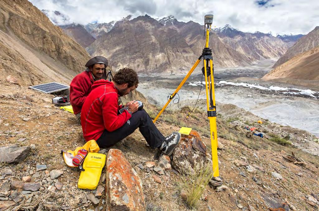 Jiduc, an environmental geoscientist with the University of Edinburgh in Scotland, was in Pakistan to investigate why, while mountain glaciers in other parts of the world are receding and shrinking