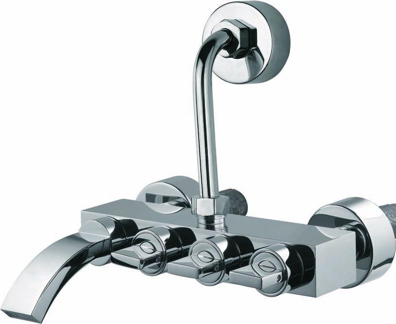 CEL-47167B Centre Hole Basin Mixer Without Pop-up Waste System with 450mm Long