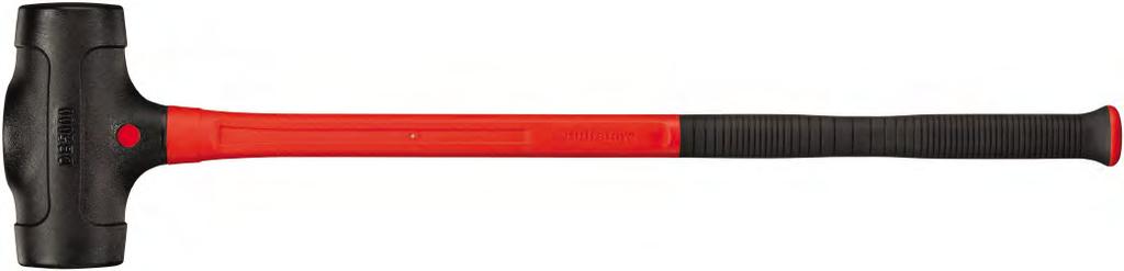 The fibreglass handle features an ergonomic design and is clad Santoprene rubber for a truly safe grip.