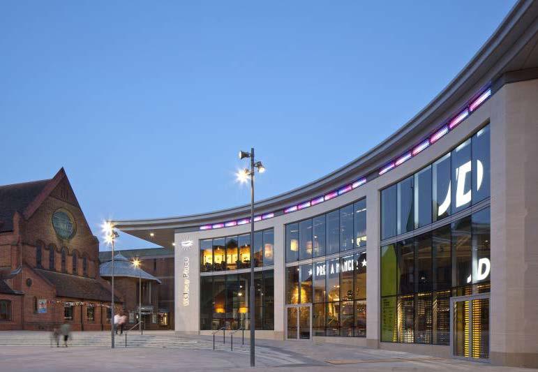 is Surrey s largest covered shopping destination offering 170 shops and restaurants as well as a 6 screen cinema, a theatre and 3,700 car parking spaces.