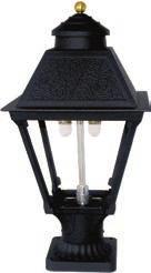pedestal Mounts Base can be used to convert any post mount lamp