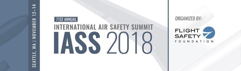 Flight Safety Foundation 71st International Air Safety Summit Sponsor and