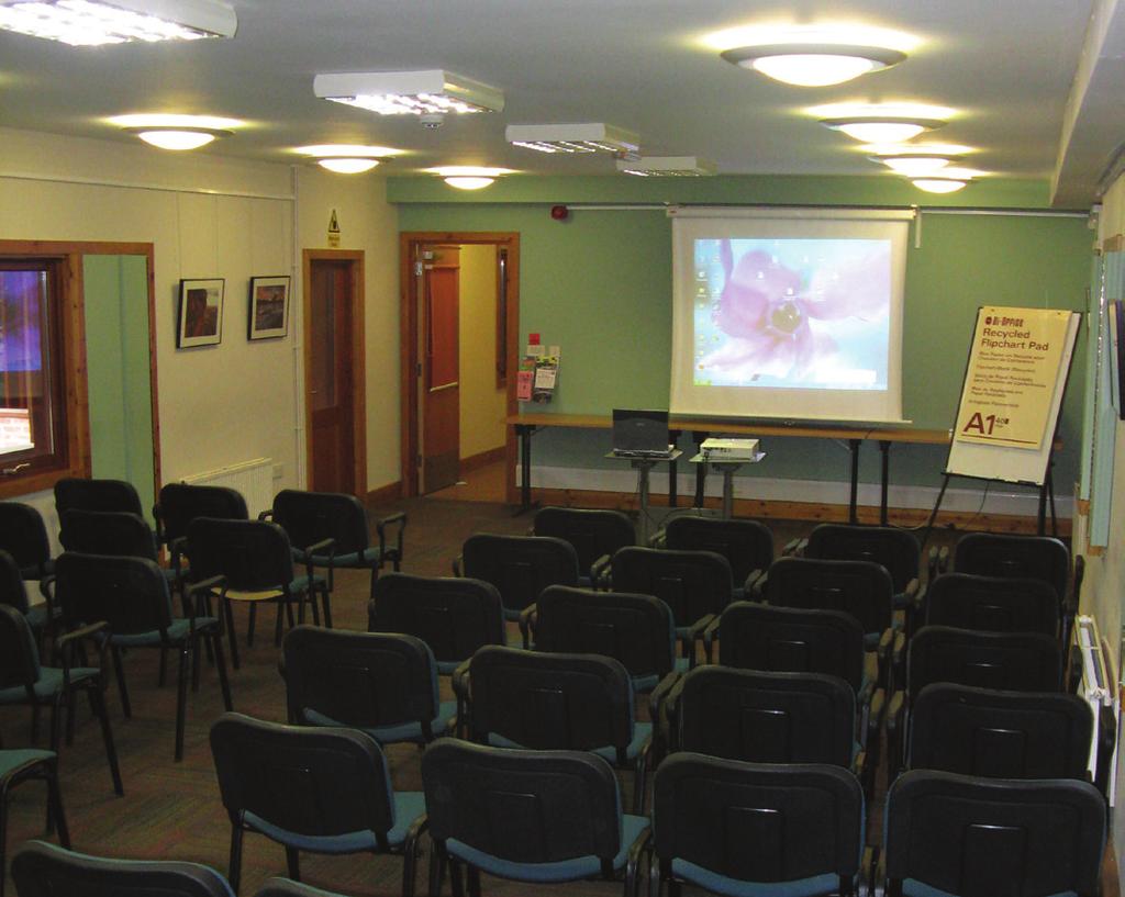 It is ideal for larger conferences/meetings hold up to 20 boardroom, cabaret and theatre style and WiFi and presentations. It has a separate room where refreshments connection is available.