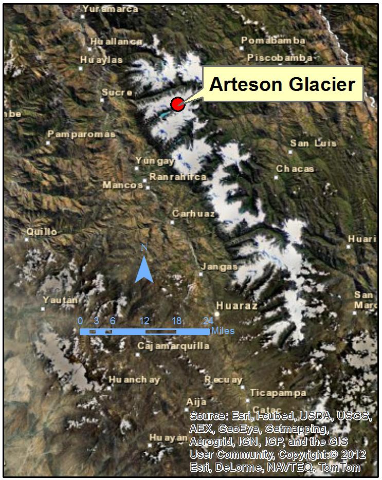 Climate( Model( Temperature(Increase( Change(in(Precipita7on( GPR( Glacier( Melt(Model( Ice(Thickness( Glacier( Mass(