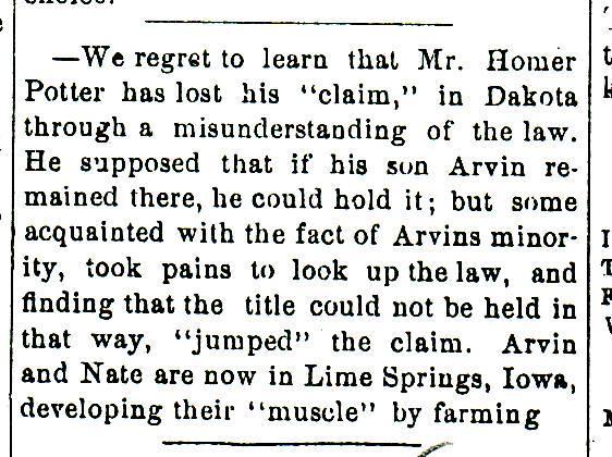 April 23, 1879, Evansville Review, p. 3, col.